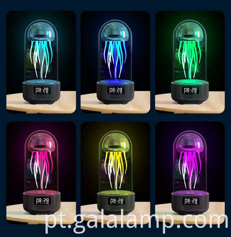 Alto -falante Bluetooth Intelligent Wireless, luz respiratória colorida, portátil inteligente